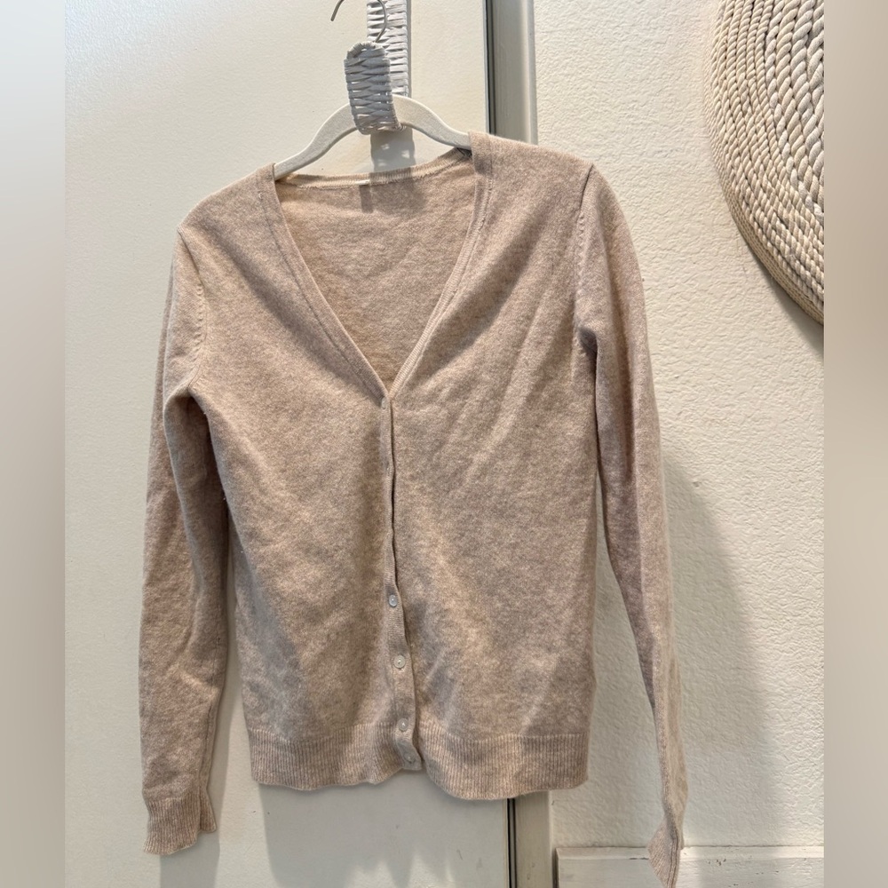 Wool cardigan sweater small